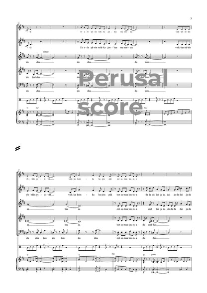 Et ole yksin SATB / S