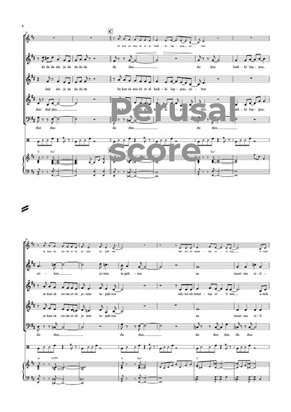 Et ole yksin SATB / S