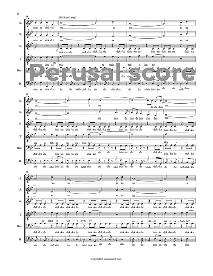 Ketun joululaulu SSATBB