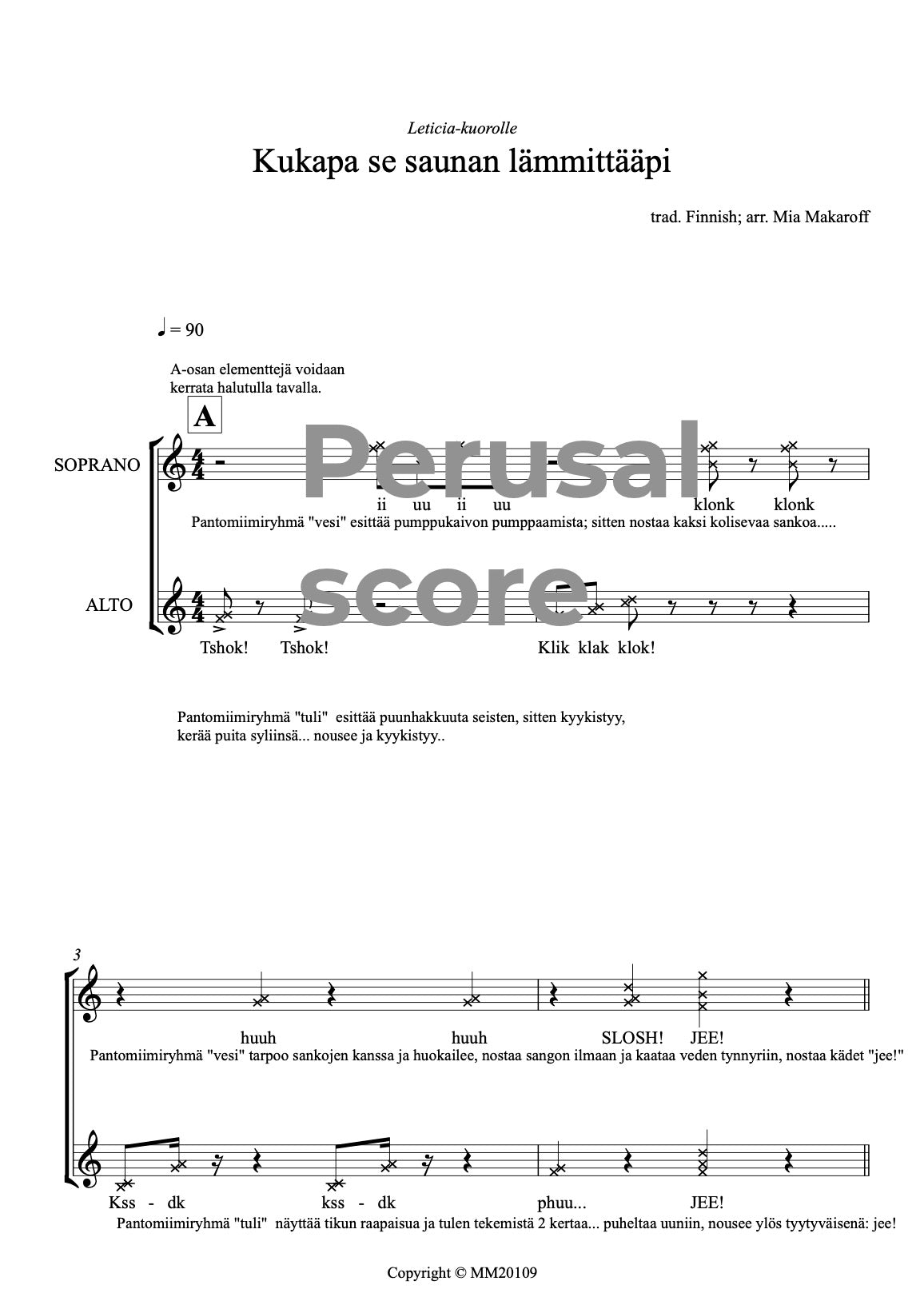 Kukapa se saunan lämmittääpi SATB