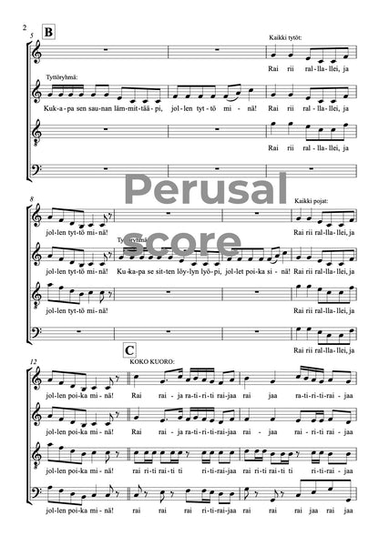 Kukapa se saunan lämmittääpi SATB