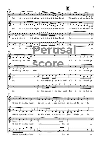 Kukapa se saunan lämmittääpi SATB