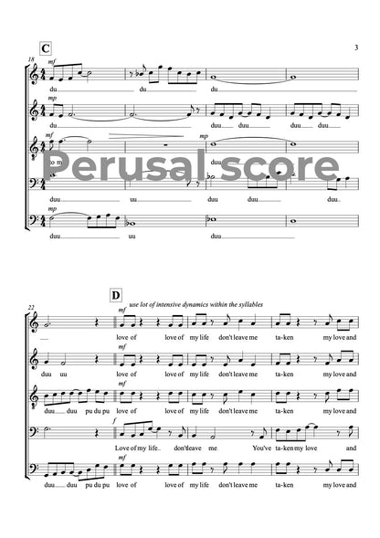 Love Of My Life SATBB