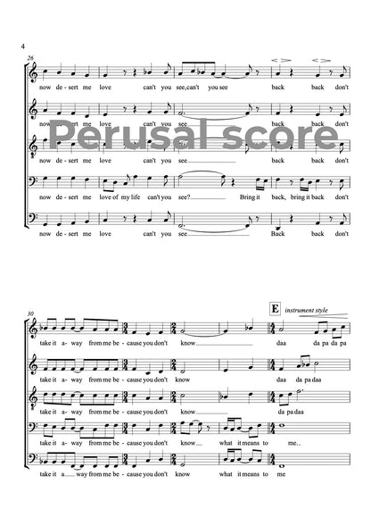 Love Of My Life SATBB