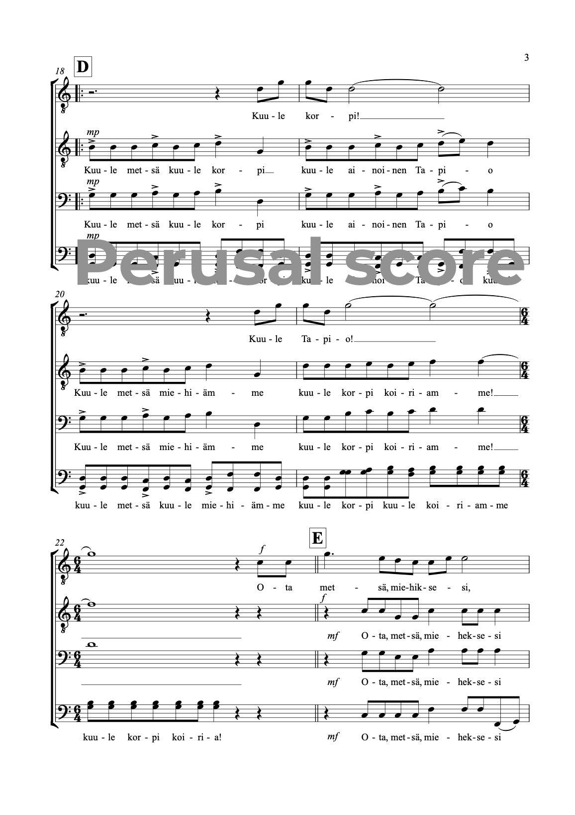 Ota, metsä, mieheksesi TTBB