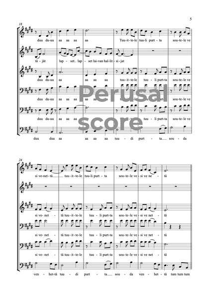 Purrelle tuulta SSATBB