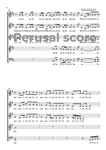 Raittuuli Rallallei SATB