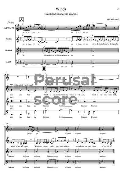 Winds SATB
