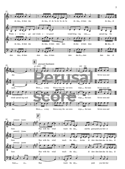 Winds SATB