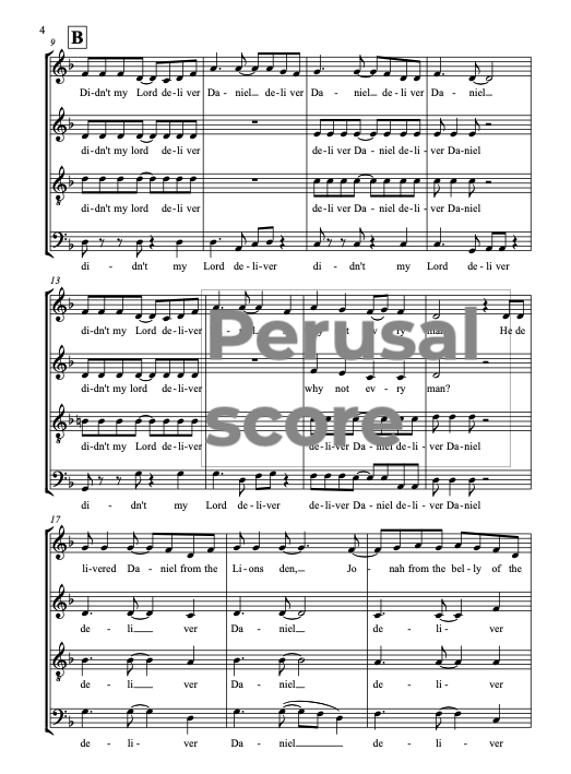 Didn't My Lord Deliver Daniel