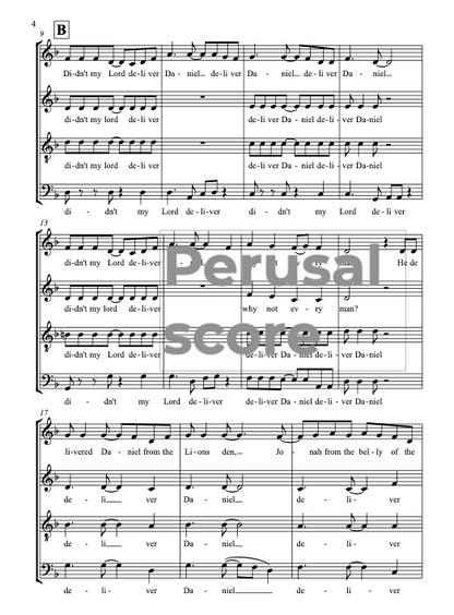 Didn't My Lord Deliver Daniel