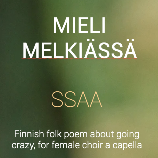 Mieli melkiässä SSAA