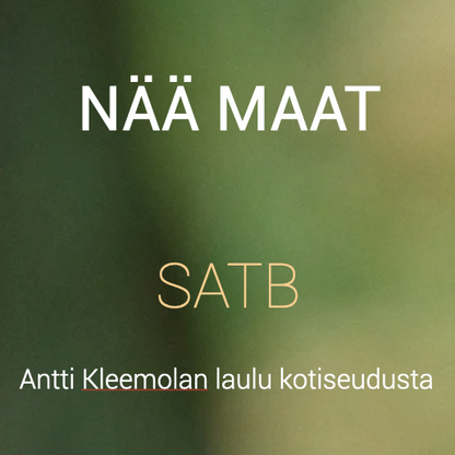 Nää maat SATB
