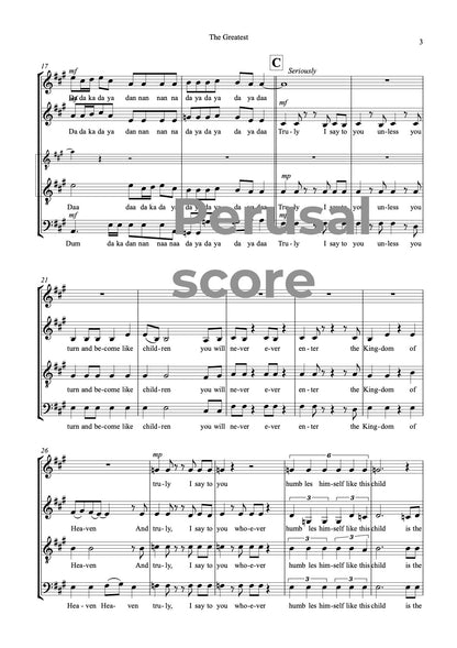 The Greatest SATB