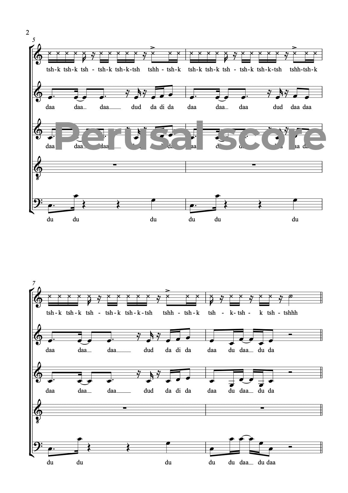 We Are the Music Makers SSATB