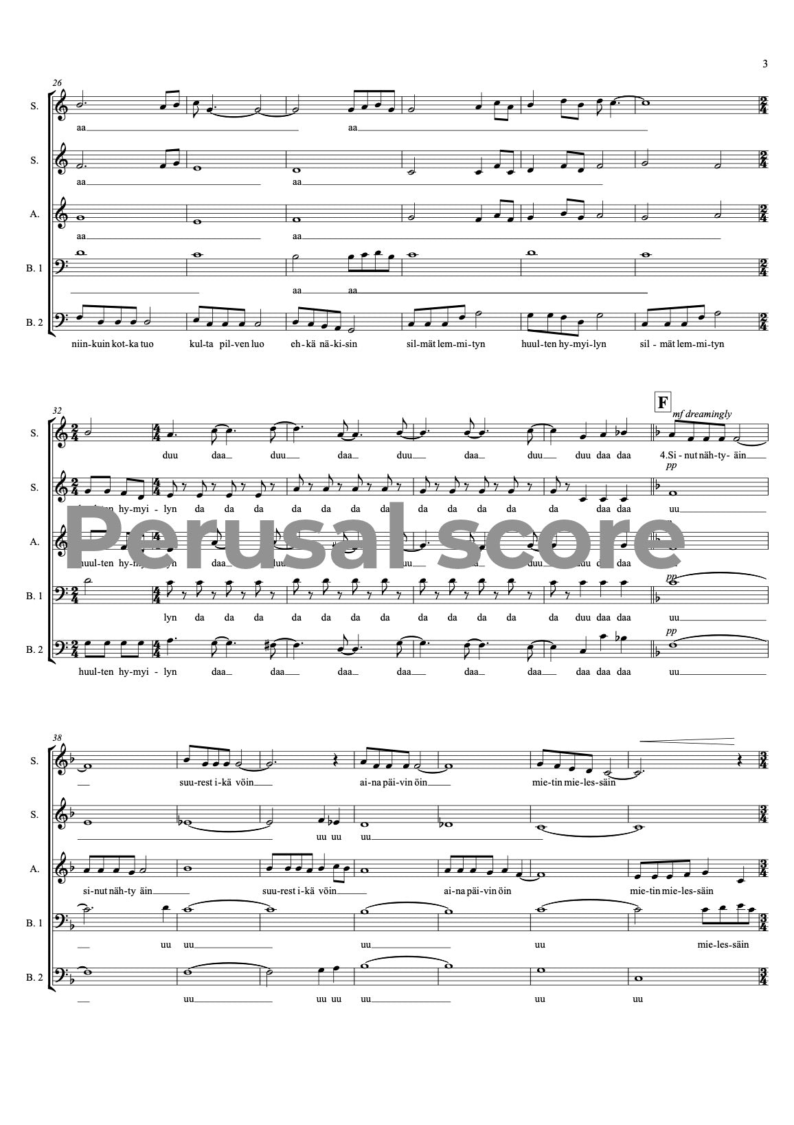 Juokse porosein SSATB