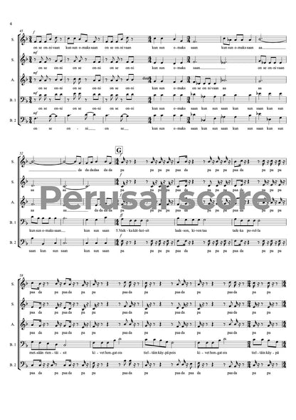 Juokse porosein SSATB