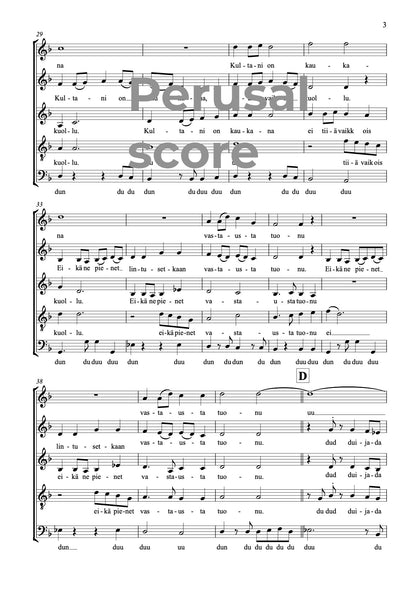 Kultani on kaukana SATB